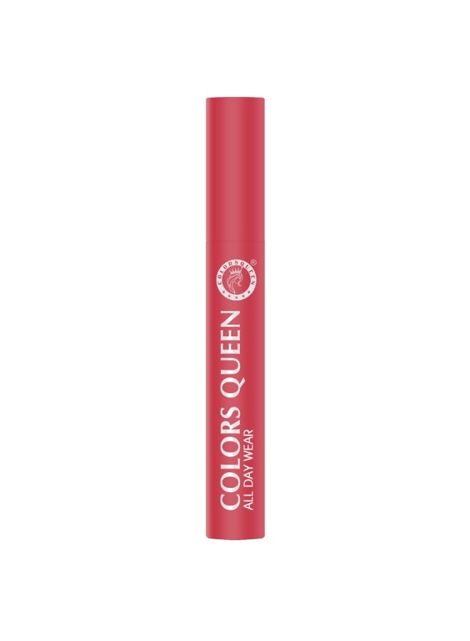 Colors Queen All Day Wear Liquid Lipstick - Very Me, 12g | Highly Pigmented, Long Lasting Matte Lipstick | Smooth One Swipe Application, Lightweight & Non Transfer Liquid Lipstick for Women - Image 2
